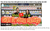 9 Hoá chất Giặt là chuyên dụng cho các đơn vị Giặt là công nghiệp